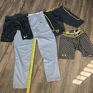 Bundle Nike Pro Hyperstrong Pro MLB  Under Armour Sliding Shorts Nike Pants